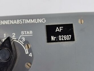 NVA , Antennenabstimmung zum Fu.Gerät R-108. Optisch gut, Funktion nicht geprüft