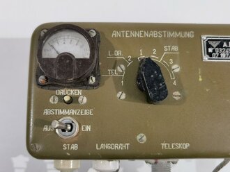 NVA , Antennenabstimmung zum Fu.Gerät R-105, datiert 1974. Optisch gut, Funktion nicht geprüft