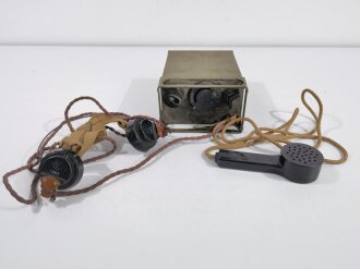 British WWII Wireless Set No38 MK2. Uncleaned and not tested