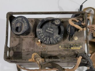 British WWII Wireless Set No38 MK2. Uncleaned and not tested