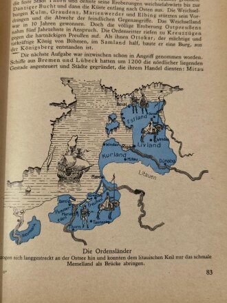 "Die ewige Straße" Geschichte unseres Volkes, vermutlich Schulbuch, datiert 1942 mit 161 Seiten