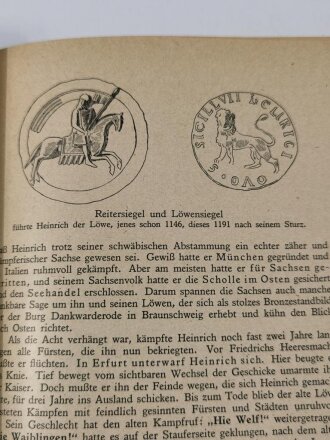 "Die ewige Straße" Geschichte unseres Volkes, vermutlich Schulbuch, datiert 1942 mit 161 Seiten