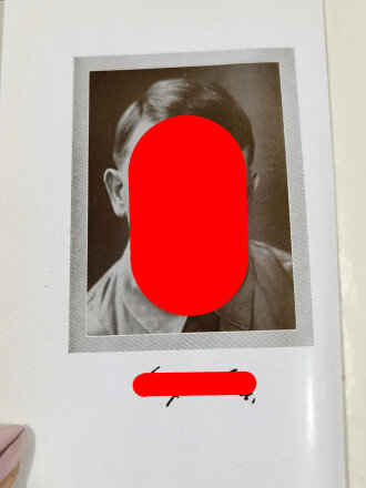 Adolf Hitler "Mein Kampf" blaue Ganzleinenausgabe von 1938 in gutem Zustand