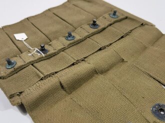 U.S. Army WWII, pouch magazine, Thompson, khaki, unused