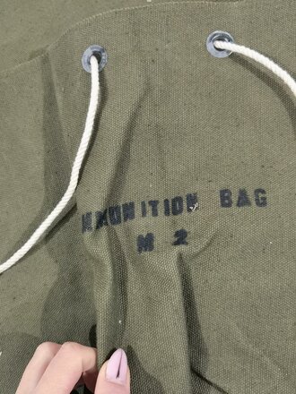 U.S. WWII  Ammunition bag M2, unused