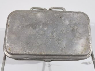 Frankreich, 1939 datiertes Kochgeschirr aus Aluminium