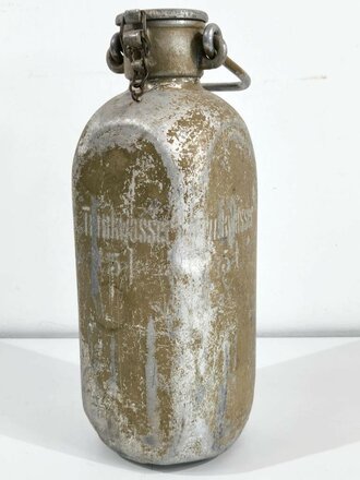 5 Liter Trinkwasserflasche der Wehrmacht, Originallack