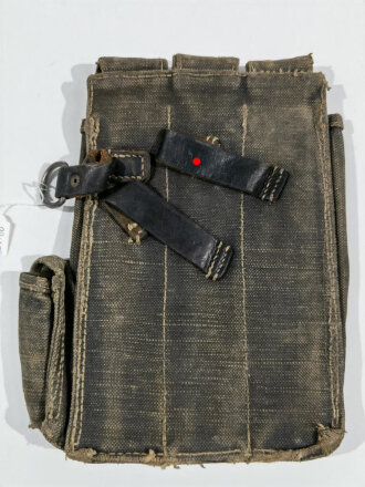 Luftwaffe, Magazintasche für MP40, getragenes Stück