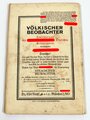 "Das Programm der NSDAP und seine weltanschaulichen Grundgedanken", 64 Seiten, datiert 1932, Bindung gelöst