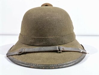 Tropenhelm Wehrmacht, Filzausführung, ungereinigt