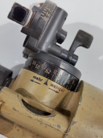 Richtaufsatz 35 für 80mm Granatwerfer 34 der Wehrmacht. Originallack, voll beweglich, Hersteller clm
