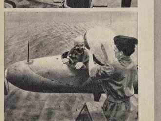 "Die Neger greifen an!" Ein Mann Torpedos gegen Britennachschub, Faltblatt Herausgegeben von der Nachwuchsabteilung des Oberkommandos der Kriegsmarine