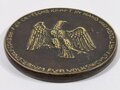 Bronzene Plakette "Für deutsche Kraft in Hand und Herz" Preuss Ministerium für Volkswohlfahrt. Duirchmesser 105mm, Gewicht 360 Gramm