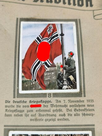 Sammelbilderalbum "Deutsche Wehrmacht" Komplett, eher schlechter Gesamtzustand