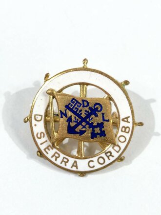 KDF Schiff "Sierra Cordoba" , emailliertes Abzeichen 23mm