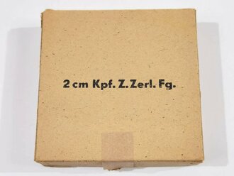 Transportkasten aus Pappe " 2cm Kpf. Z.Zerl.Fg"...