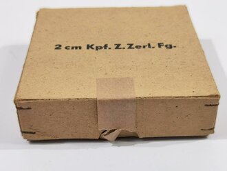 Transportkasten aus Pappe " 2cm Kpf. Z.Zerl.Fg"...