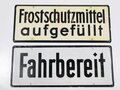 Satz Schilder für KFZ Instandsetzungseinheiten der Wehrmacht