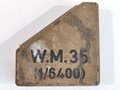 Transportkasten zum Winkelmesser 35 der Wehrmacht, Originallack