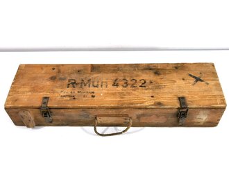 Transportkasten für 2 Raketen für die Raketenpanzerbüchse 54 ( Panzerschreck ) " R.Mun 4322" Ungereinigtes Stück