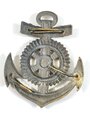 Kriegsmarine, Metallauflage zum  Ärmelabzeichen für Maschinenmaat