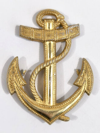 Kriegsmarine, Metallauflage zum  Ärmelabzeichen für Bootsmannsmaat
