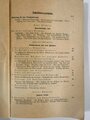 "Der Dienstunterricht im Heere, Ausgabe für den Schützen der Schützenkompanie" Jahrgang 1940, 332 Seiten, Einband fleckig