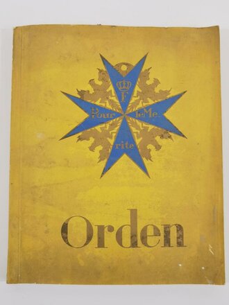 Sammelbilderalbum "Waldorf-Astoria Orden Eine Sammlung der bekanntesten deutschen Orden und Auszeichnungen",komplett, Einband fleckig