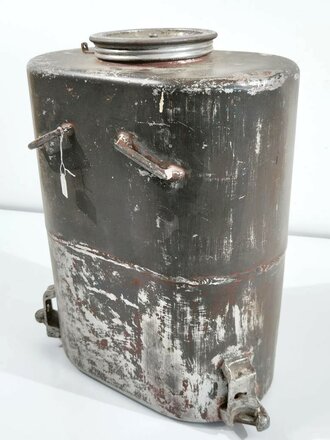 Essenträger Wehrmacht aus Aluminium datiert 1939.Feldgrauer Originallack