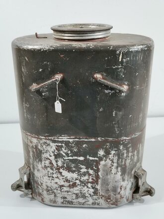 Essenträger Wehrmacht aus Aluminium datiert 1939.Feldgrauer Originallack