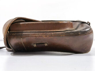 Packtasche für Berittene datiert 1942. leder weich, aus der Form geraten, leicht zu verbessern