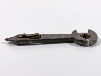 Stollenschlüssel alter Art, 1.Weltkrieg oder Reichswehr. Narbig, fest