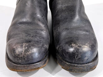 Paar Stiefel für Unteroffiziere der Wehrmacht. Ungereinigtes Paar, Sohlenlänge 27cm