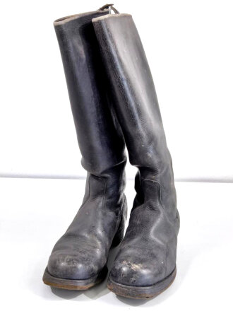 Paar Stiefel für Unteroffiziere der Wehrmacht. Ungereinigtes Paar, Sohlenlänge 27cm