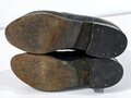 Paar Halbschuhe aus der Zeit des 2.Weltkrieg. Ungereinigtes Paar, Sohlenlänge 29cm