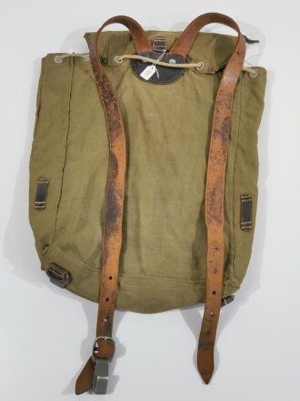 Rucksack für Artillerie Wehrmacht, stark getragenes Stück