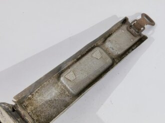 Gurtkasten für Maschinengewehr Wehrmacht aus Aluminium, datiert 1939. Originallack