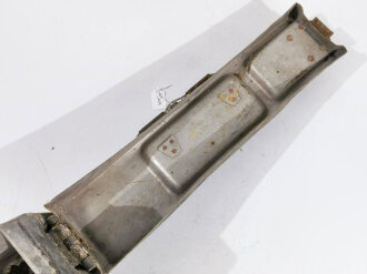 Gurtkasten für Maschinengewehr Wehrmacht aus Aluminium, datiert 1940. Originallack, ungereinigtes Stück