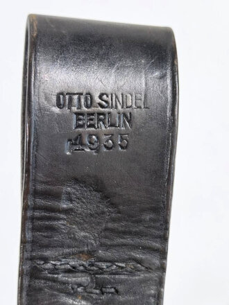 Querflöte Wehrmacht in zugehöriger Lederhülle, diese datiert 1935