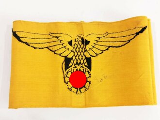 Wehrmacht Armbinde für Zivilangestellte, getragenes Stück