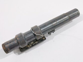 Zielfernrohr Z.F. 1x11° für 3,7cm Panzerabwehrkanone 36 der Wehrmacht. Optik blind, nicht komplett