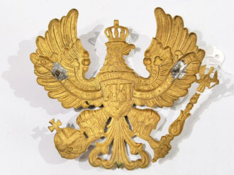 Preußen, Emblem für eine Pickelhaube der Offiziere in gutem Zustand