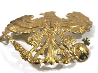 Preußen, Emblem für einTschako der Mannschaften in gutem Zustand, Flügelspannweite 10,5cm