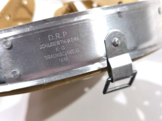REPRODUKTION ,Stahlhelm Innenfutter Wehrmacht Modell 1935. Aluminiumring, Herstellerstempel  und Datum1938.  Kopfgrösse 59 für Glockengrösse 66. Sie erhalten 1 ( ein ) Stück