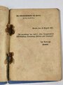 H.Dv.11/1 "Das Truppenpferd"  Heft 1: Pferdepflege, Stallpflege, Füttern und Tränken, Berlin 1937, 68 Seiten, stark gebraucht