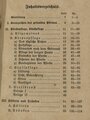 H.Dv.11/1 "Das Truppenpferd"  Heft 1: Pferdepflege, Stallpflege, Füttern und Tränken, Berlin 1937, 68 Seiten, stark gebraucht