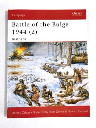 "Battle of the Bulge 1944 (2), Bastogne", Steven J Zaloga, unter DIN A4,96 Seiten, sehr guter Zustand