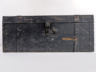 Kasten "Veterinär arztliches Gerät Satz b Kasten 1 Arzneimittel" Wehrmacht. Originallack, Maße 81 x 50 x 33cm