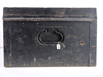 Kasten "Veterinär arztliches Gerät Satz b Kasten 1 Arzneimittel" Wehrmacht. Originallack, Maße 81 x 50 x 33cm