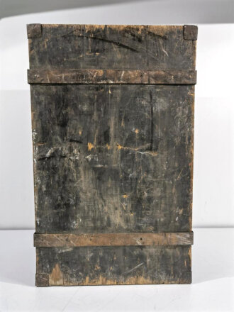 Kasten "Veterinär arztliches Gerät Satz b Kasten 1 Arzneimittel" Wehrmacht. Originallack, Maße 81 x 50 x 33cm